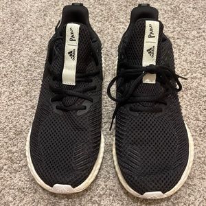 Black Adidas Parley Alpha Boost Athletic Shoes